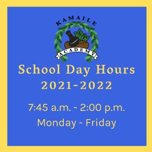 2021-2022 New School Hours 